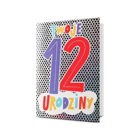 Karnet Urodziny 12