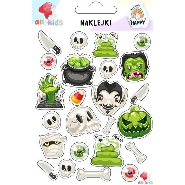 Naklejki dla dzieci Halloween 1