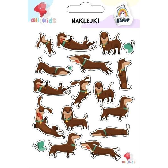 Naklejki dla dzieci Jamniki