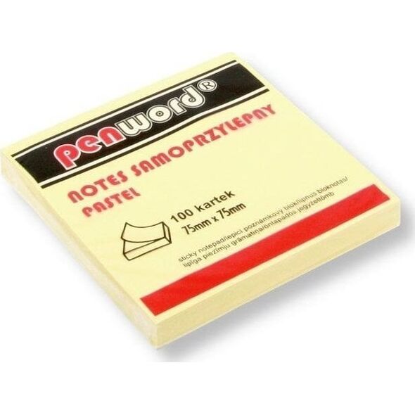 Notes samoprzylepny pastel 75x75mm 100K