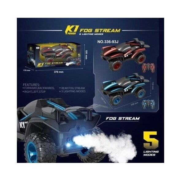 Pojazd R/C + ład +dym