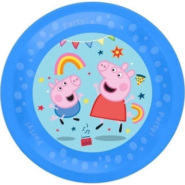 Talerz wielokrotnego użytku Świnka Peppa 21cm