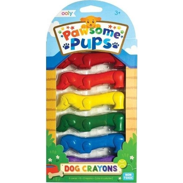 Kredki pieski Pawsome Pups 6szt