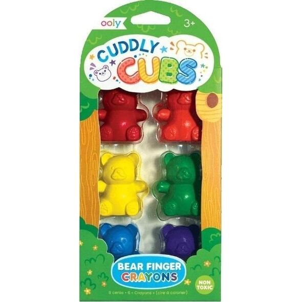 Kredki na palec misie Cuddly Cubs 6szt