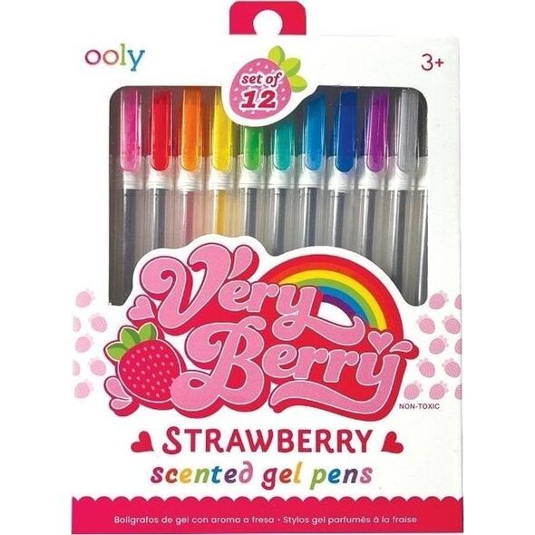 Długopisy żelowe pachnące Very Berry 12szt