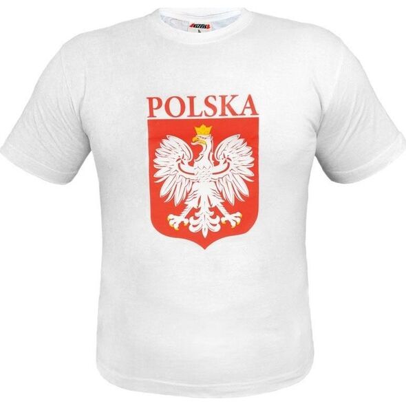 Koszulka z nadrukiem biała XXL