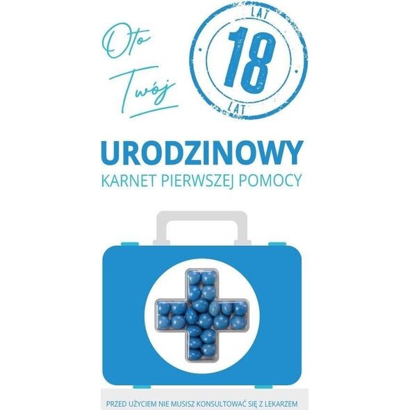 Karnet urodziny 18