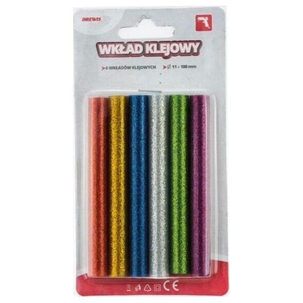 Wkład klejowy kolorowy 6szt