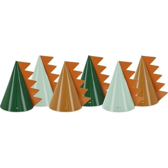 Czapeczki Dinozaury 14 cm 6szt