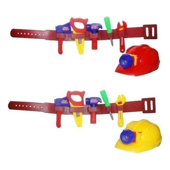 Zestaw narzędzia na pasie + kask