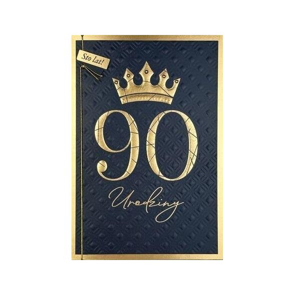 Karnet B6 Urodziny 90