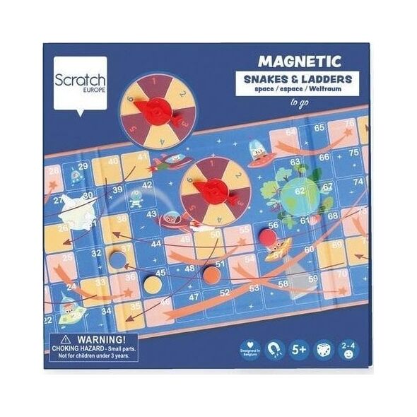 Gra magnetyczna Drabina ze spinnerem Kosmos