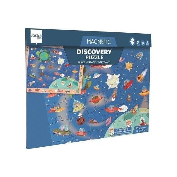 Puzzle magnetyczne i gra 2w1 Kosmos