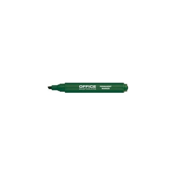 Marker permanentny ścięty 1-5mm zielony (12szt)