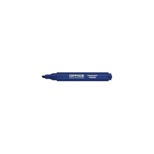 Marker permanentny ścięty 1-5mm niebieski (12szt)