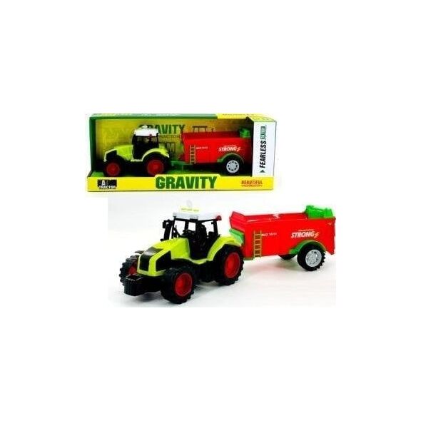 Traktor z przyczepą