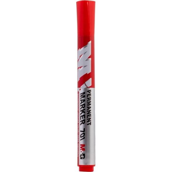 Marker suchościeralny 1-3 mm czerwony (10szt) M&G