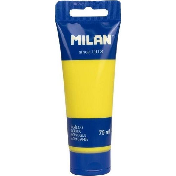 Farba akrylowa w tubce 75ml zółty tropikal MILAN
