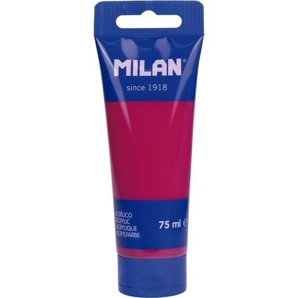 Farba akrylowa w tubce 75ml rożowy hibiskus MILAN