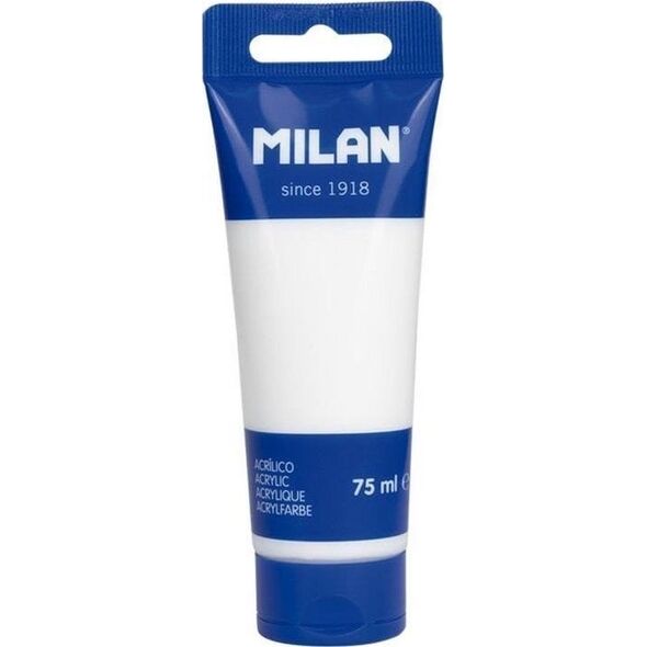 Farba akrylowa w tubce 75 ml biel arktyczna MILAN