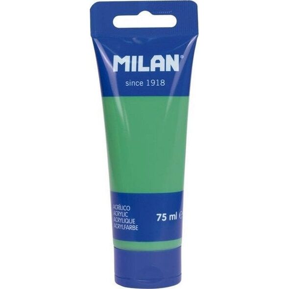 Farba akrylowa w tubce 75ml trawiasta zieleń MILAN