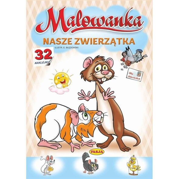 Malowanka - Nasze zwierzątka