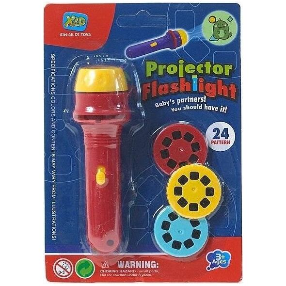 Projektor latarka na baterie MIX