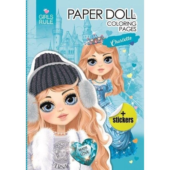 Papierowa lalka do wycinania Charlotte