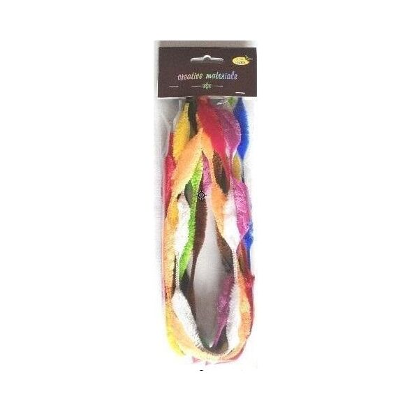 Druty chenille kolorowe 50cm 10szt