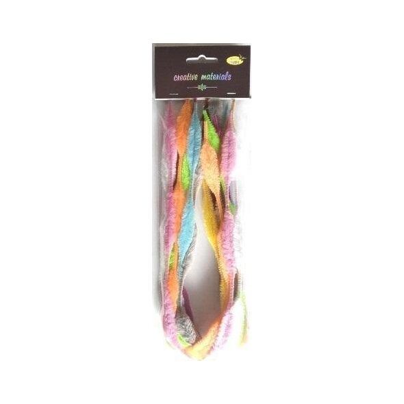 Druty chenille kolorowe pastel 50cm 10szt
