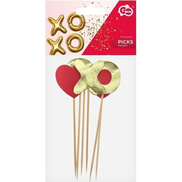 Pikery XoXo 6szt