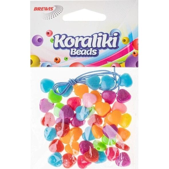 Koraliki do nawlekania serca
