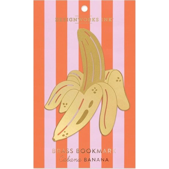Metalowa zakładka do książek duża - cabana banana