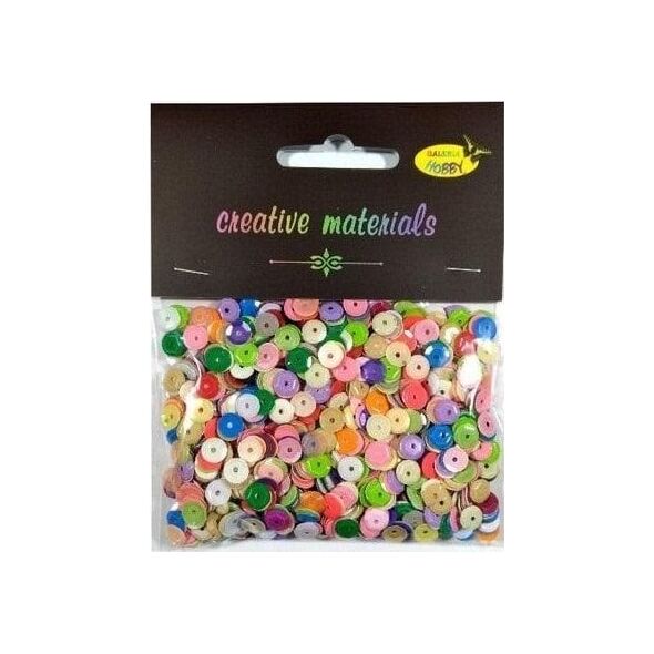 Cekiny nieprzeźroczyste 6mm 20g