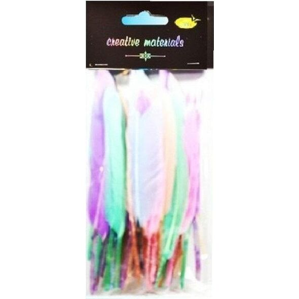Piórka twarde 15cm 50szt