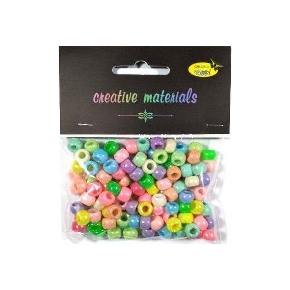 Koraliki perłowe pastelowe 6mm 36g ok.150szt