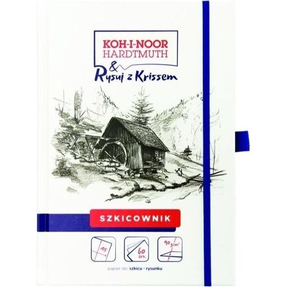 Szkicownik A5/60K 90g Rysuj z Krissem