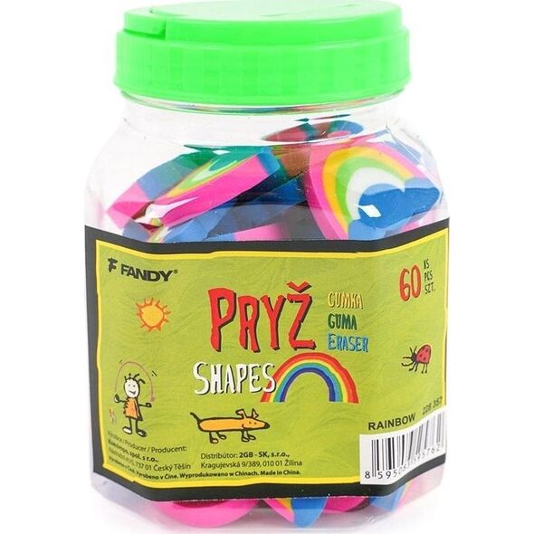 Gumka Shapes tęcza (60szt)