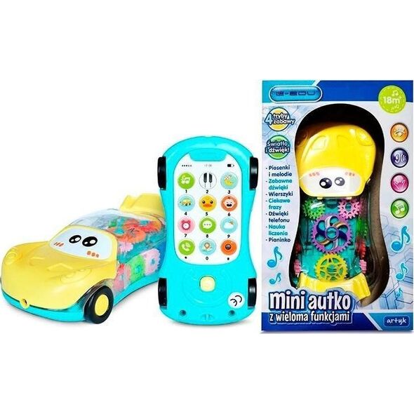 Mini autko z wieloma funkcjami E-Edu