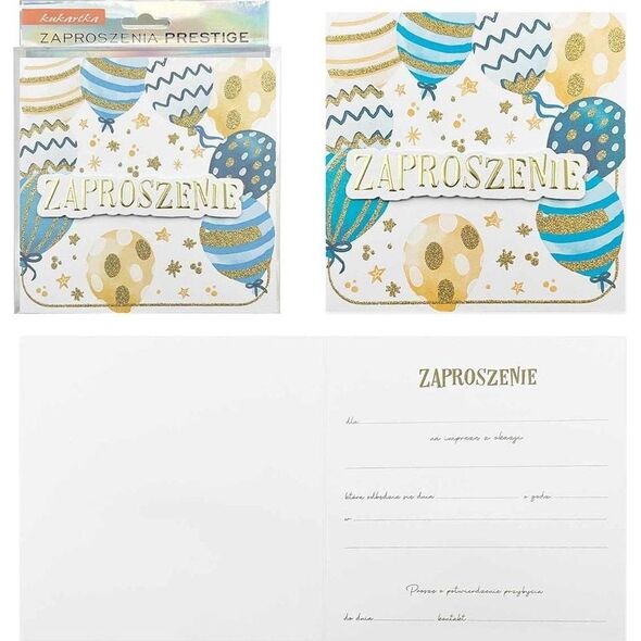Zaproszenie 5szt