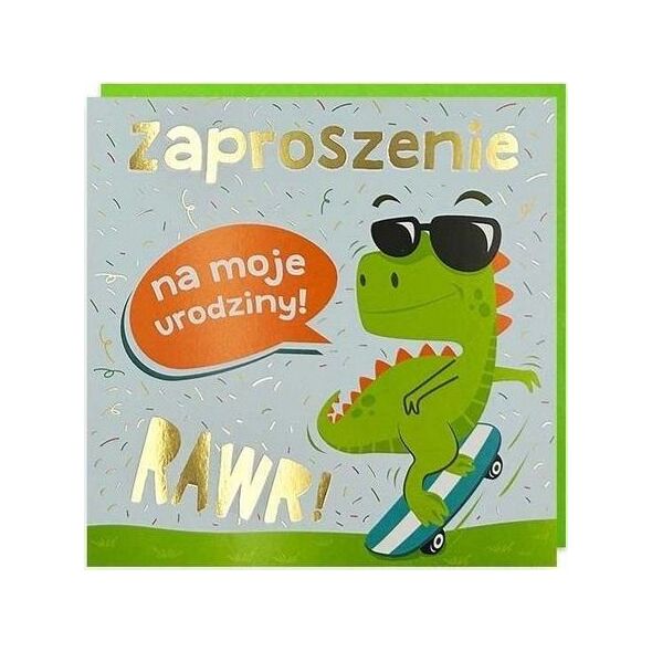 Zaproszenie Urodziny 5szt