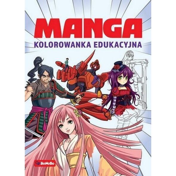 Manga. Kolorowanka edukacyjna