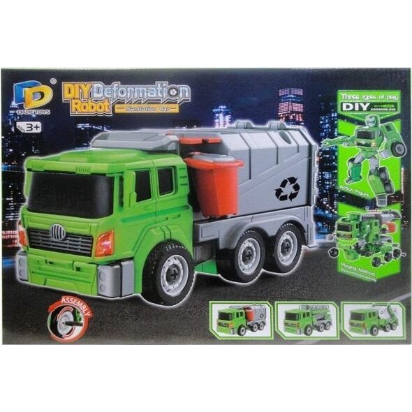 Robot 2w1 śmieciarka do skręcania