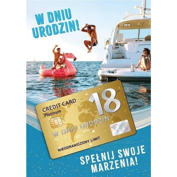Karnet Urodziny 18