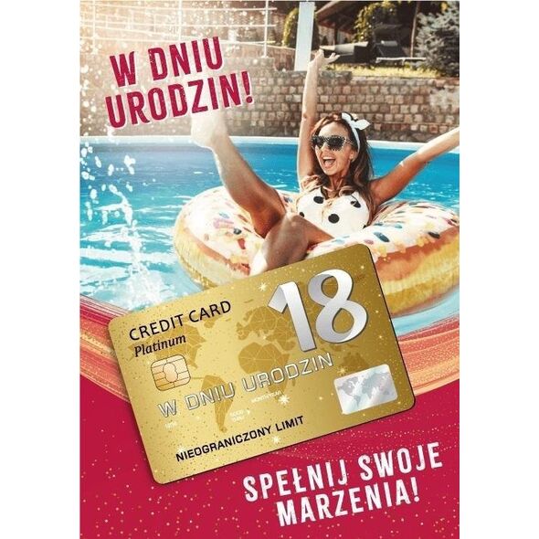 Karnet Urodziny 18