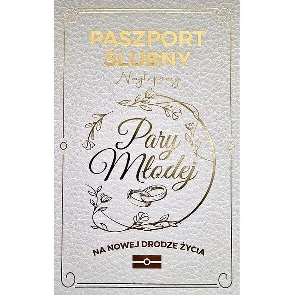 Karnet Paszport ślubny Pary Młodej