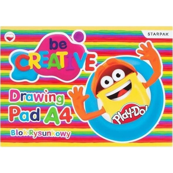 Blok rysunkowy A4/20K biały Play-Doh (20szt)