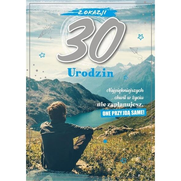 Karnet Urodziny 30