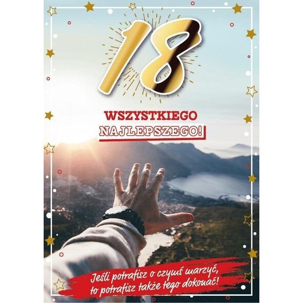 Karnet Urodziny 18