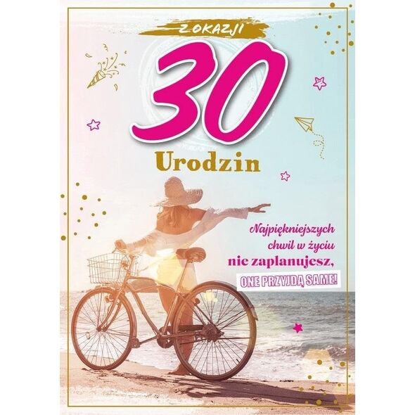 Karnet Urodziny 30